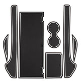 Model X Cup Door Slot Mat 7 pieces/set for Tesla(2017-2020)